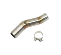 tuyau raccordement Pour K5 GSXR1000 600 K6 K7 DL1000, Tuyau D'échappement Central, Tube De Connexion De Silencieux De Moto En Acier