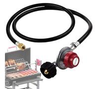 Tuyau régulateur de propane - Adaptateur de valve de pression de 20 PSI - Connecteur en laiton haute performance - Brûleur de poêle pour gril, équipement de cuisine à l'air libre