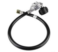 Tuyau régulateur de propane pour barbecue, tuyau de propane robuste et régulateur avec raccords en fer pour réservoirs de propane standard et cuisinières à gaz 61 cm