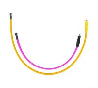 Tuyau Régulateur Plongée 75cm Double Tresse Nylon