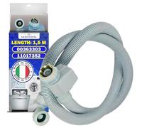 Tuyau Remplissage Aquastop Lave Vaisselle e Machine a Laver 1,5m pour Bosch | 11017352 11007861 00363303 pour Siemens - MADE IN ITALY - Garantie de 10 Ans - MONTERAL