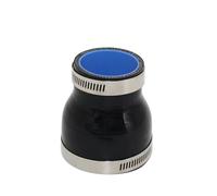 Tuyau reniflard d'admission d'air Coupleur Tuyau D'admission Turbo Pour Échangeur Chaleur Voiture Noir Multi-tailles Universel En Silicone Connecteur Droit Grand Vers Petit(38MM-51MM)
