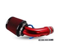 Tuyau reniflard d'admission d'air Filtre À Air Tête Champignon Pour Voiture, 76 Mm/3 Pouces, Tuyau D'admission, Haut Débit, Froid, Kit De Tuyaux En Aluminium(Rouge)