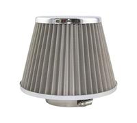 Tuyau reniflard d'admission d'air Filtre Air Conique 3 Pouces Acier Inoxydable Pour Filtre D'admission D'air Froid Universel 76Mm Performance Sport Haut Débit Avec Collier Serrage(145mm-M)
