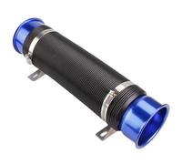 Tuyau reniflard d'admission d'air Tuyau D'admission D'air Froid Flexible Universel 3 Pouces 76Mm Pour Moteur Voiture, Tube D'alimentation Avec Connecteur Et Support(Bleu)