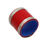 Tuyau reniflard d'admission d'air Tuyau Flexible Silicone Universel Connecteur Droit Coupleur D'admission Turbo Échangeur Chaleur Rouge Longueur 76Mm Plusieurs Tailles(ID 38MM)