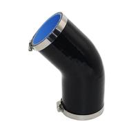 Tuyau reniflard d'admission d'air Tuyau Silicone Universel Connecteur 45 Degrés Coupleur D'admission Turbo Pour Échangeur Intermédiaire Voiture Noir Plusieurs Tailles(45MM)