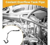 Tuyau réservoir trop-plein liquide refroidisement No.06L121081K/06L121081F Tube ventilation refroidisement avant pour Audi A4 2.0L 17-19 pour Audi A5 2018-2020 Plastique Noir