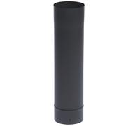 Tuyau rigide de 50cm émail noir mat Diamètre 153mm - 344506