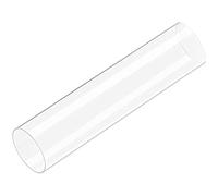 Tuyau rigide en acrylique, 76 mm de diamètre intérieur x 80 mm de diamètre extérieur, 305 mm de long, 2 mm d'épaisseur de paroi, tube rond incolore, tuyau rigide