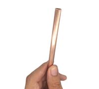 Tuyau rond en cuivre, Tube capillaire creux en cuivre, plusieurs tailles(OD 35 x ID 32mm 24cm)