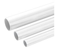 Tuyau Rond Rigide En PVC Résistant À La Corrosion De 1 M, Tube Drainage Plastique À Fort Impact De OD 20 Mm 25 32 40 Mm, Utilisé For L'arrosage Et L'irrigation Aquariums, Jardins - Blanc(25MM)