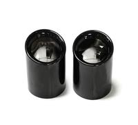 Tuyau Silencieux D'échappement Embout D'échappement De Voiture Pour BMW Pour X3 G01 Pour X4 G02 Embouts D'échappement Silencieux Tuyau En Acier Inoxydable 2019 2020 2021 2022(Couleur:Le noir)