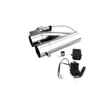 Tuyau Silencieux D'échappement Moto Valve d'échappement électrique universelle 2,5" 3", système de soupape unique avec télécommande