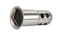 Tuyau Silencieux Moto Silencieux D'échappement Universel pour Moto 48mm 51mm 60mm Éliminateur De Bruit Avant Et Milieu De Gamme Catalyseur Déflecteur DB Killer Silencieux D'échappement (Couleur : 60m