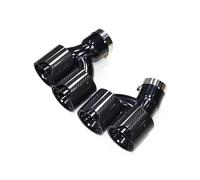 Tuyau Sortie Pot D'échappement Embout D'échappement Voiture Système D'échappement Quatre Embouts Pour BMW Pour Série 5 Pour G30 Pour G31 Pour 525i Pour 530i Pour 528i 2018+(Carbon Fiber B)