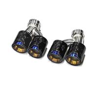Tuyau Sortie Pot D'échappement Embout D'échappement Voiture Système D'échappement Quatre Embouts Pour BMW Pour Série 5 Pour G30 Pour G31 Pour 525i Pour 530i Pour 528i 2018+(Carbon Fiber D)