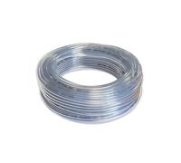 tuyau souple cristal transparent pvc O 4 mm pour usages divers - 50 m -