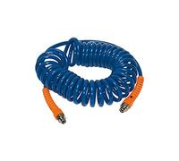 Tuyau spiralé avec vis et ressort anti-torsion PU, G 3/8, diamètre du tuyau 12 x 8, PN à 23 °C max. 9 bar, longueur 3 m