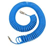 Tuyau spiralé pneumatique Adler 6,5 x 10 mm 15 m en polyuréthane, avec raccords