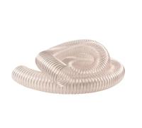 Tuyau transparent en polyuréthane, Tuyau de conduit Flexible en polyuréthane PU, Extraction poussière et fumée for le travail du bois, 1M, plusieurs tailles(ID 190mm)