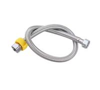 Tuyau Tressé En Acier Inoxydable Lot de 2 tuyaux de douche flexibles tressés en nylon et acier inoxydable, anti-enroulement, haute pression Pour Cuisine(Sliver,200cm)