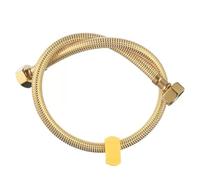 Tuyau tressé en Nylon doré, tuyau d'entrée d'eau de toilette G1/2 "X 1/2", connexion for outil fermeture(80cm)