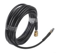 Tuyau tressé pivotant de 3/8 avec connecteur rapide en pouces 2000 psi en acier de qualité commerciale, pied de nettoyage forcé en PVC, pour P (10 m)