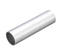 Tuyau Tube Aluminium 6063 VOCOSTE 37mm Dia. intérieur 40mm Dia. extérieur 150mm Longueur Rond pour Bricolage Industrie Argenté 1Pcs