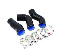 Tuyau Turbo Refroidisseur Intermédiaire En Silicone Avec Jeu Colliers Serrage Pour E60 E61 SÉRIE 5 530d 525d 2006 2007 2008 2009 2010 Durite Turbo