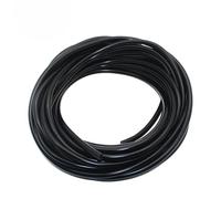 Tuyau Tuyau en silicone for refroidisseur intermédiaire de course automobile, noir, rouge, bleu, gel de silice for voiture d'arrosage(Black,1.5 METER_ID 3MM)