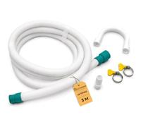 Tuyau Vidange Machine à Laver Lave Vaisselle 3 m Flexible Universel Kit