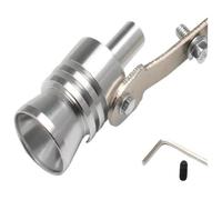 Tuyau Voiture D'échappement Pour BMW Série F E46 E90 F09 1 2 3 4 Toutes Les Séries 5 6 7 XE Queue Gorge Tuyau D'échappement Voiture Turbo Sifflet Sonore(Argent)