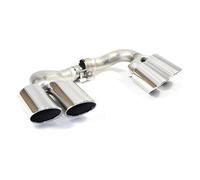 Tuyau Voiture D'échappement Pour Cayenne Pour Hybride Essence 2018-2020 S Style Système D'échappement Tuyau Silencieux Pointe Auto Échappement Voiture Fin(SilverB Petrol)