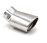 Tuyau Voiture D'échappement Tuyau D'extrémité Silencieux Voiture Queue Universel Coude Droit Revêtement Gorge Modifié Pointe Automatique(1)