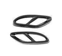 Tuyau Voiture Embout ArrièRe Accessoires De Garniture De Tuyau D'échappement Arrière De Voiture, Pour Mercedes Benz Pour ABCE GLA GLC GLE GLS LS(Carbon Fiber)