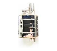 Tuyau Voiture Pompe Vide Silencieux Soupape Variable Télécommande Acier Inoxydable Universel 51 60 63 Mm 70 76 Extrémités(76MM Left)