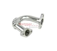 Tuyauterie, vanne EGR METZGER 0892658