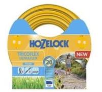 HOZELOCK - Tuyau Tricoflex Ultraflex Ø 25mm (1") 50 M : Tuyau d'Arrosage Souple, Résistant aux Intempéries, Anti-Vrille et Anti-Torsion, 40% PVC Recyclé [117042]