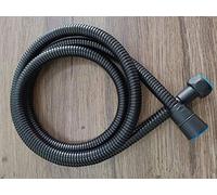 Tuyaux de douche en acier inoxydable 304 tuyaux de plomberie 0.5 m / 1 m / 1.5 m Chrome G1 / 2 pouces tuyau de pomme de douche de salle de bain noir-1.5M