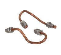 Tuyaux de Frein Arrière d'étrier, Tuyau de Pont de Frein d'étrier en Cuivre et Acier Inoxydable avec Connecteur en Acier Inoxydable Tubes de Frein d'étrier Arrière pour Altea