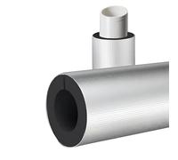 Tuyaux de Mousse Antigel 95cm Tube Isolant Autocollante ID 20-377.0 mm D'isolation Tuyau Manchon Pré-Fendu pour Chauffage et Sanitaire(ID-140 mm)