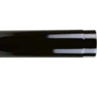 Tuyaux de poêle émaillés noirs différentes tailles - DN 130 / 50 cm