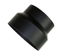 Tuyaux de poêle noir - Tous les diamètres et formes - Diamètres 120, 130, 150, 160, 180, 200 mm (diamètre 130 mm, réduction à 120 mm)
