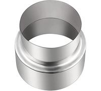Tuyaux de Poêle Réduction Conduit Raccordement Connecteur de Conduit de Cheminée En Acier Inoxydable ø 100 mm à ø 90 mm Reducteur Tuyaux de Poêle