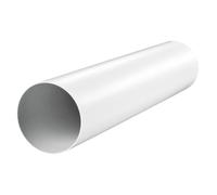 Tuyaux de ventilation en PVC Ø 100-125-150mm Longueur 0,5-1-1,5m Tube d’entrée/sortie d’air Canal de ventilation ABS Plastique Blanc Rond Canal de ventilation Canal de distribution Système de