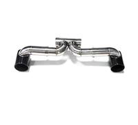 Tuyaux D'échappement Doubles Pour 718 Pour BOXSTER UP Pour GT3 GT4 Embouts D'échappement Embout Silencieux Buse Système D'échappement Embouts D'éChappement(Noir)