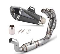 Tuyaux D'échappement Pour MT09 Pour FZ09 2021-2024 Système D'échappement Complet Tuyau De Silencieux 51 Mm Noir Tuyau d'échappement à enfiler(E)