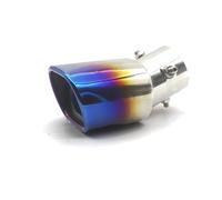 Tuyaux D'échappement Tube D'échappement En Acier Inoxydable Surface Polie Décoration De Voiture Embout Silencieux Carré Universel Tuyaux(Style C)