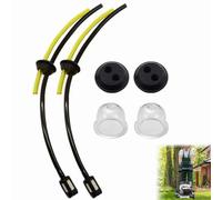 Tuyaux D'essence Avec Filtre,Universel Filtre à Essence Kit,Tuyau de Carburant Pour Débroussailleuse,Durites D'essence de Tondeuses Avec Poire d Amorçage,Pour le Jardinage et L'agriculture,2 Ensembles